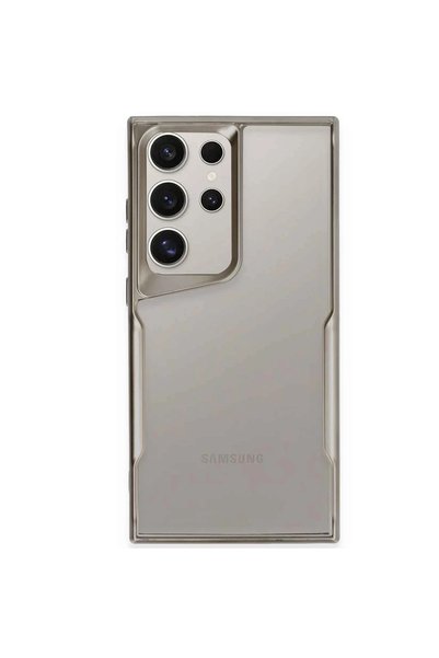 kumkumticaret Samsung Galaxy S25 Ultra Case Boyi Silicone Cover - Titan Gray