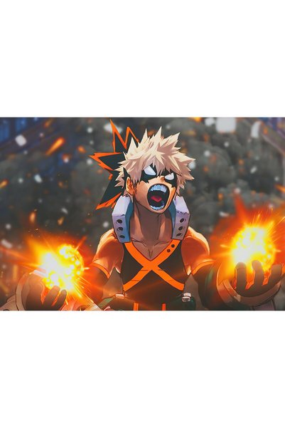 OEM Αφίσα Bakugou Boku No Hero Academia 4k, 61x90 εκ., poster14782