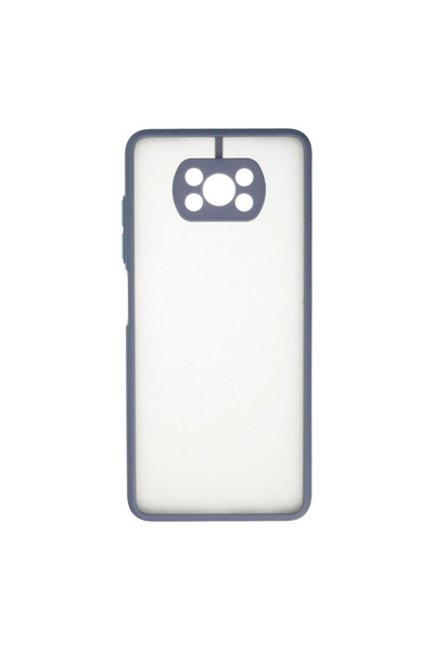 kumkumticaret Xiaomi Pocophone X3 Case Montreal Silicone Cover - Gray