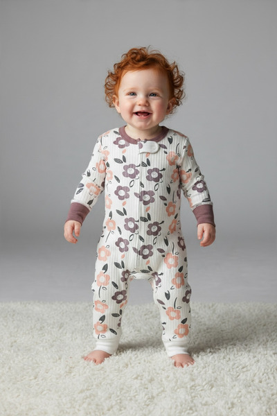 BİANCOFİGLİO Baby Zippered Jumpsuit