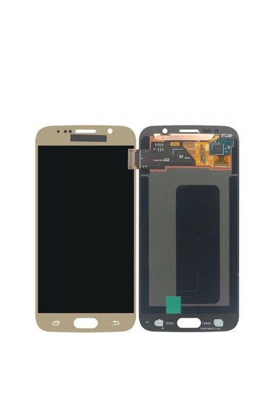 kumkumticaret Samsung S6 Sm-G920F Org Touch Screen (Gold)