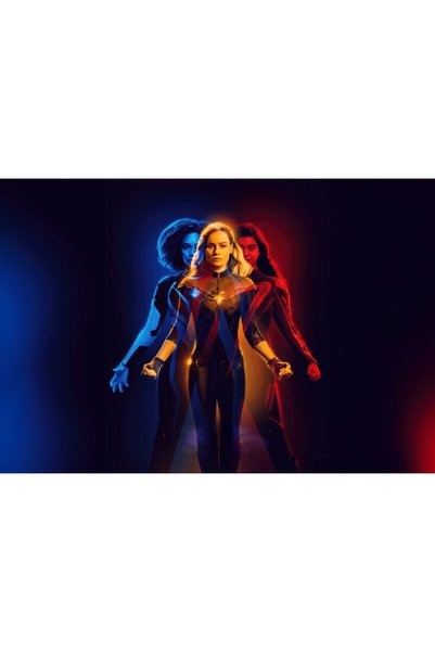OEM Αφίσα The Marvels, Πραγματική 3D Αφίσα, 61x90 εκ., poster14894