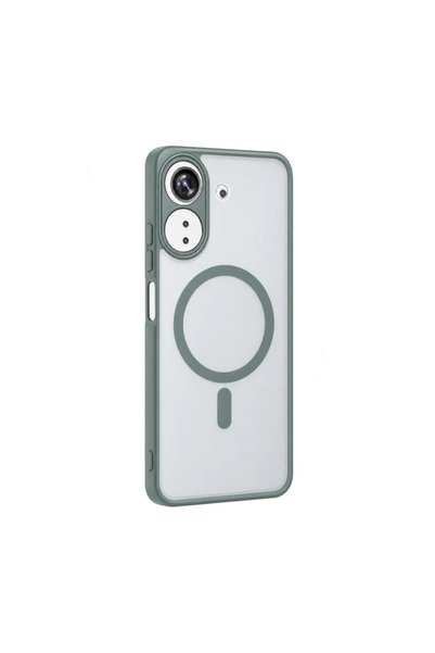 kumkumticaret Xiaomi Redmi 13C Loji Magsafe Cover - Gray