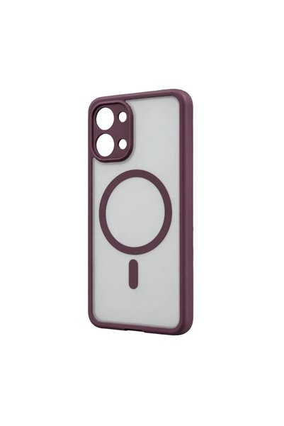 kumkumticaret Xiaomi poco x8 pro max loji magsafe case - burgundy