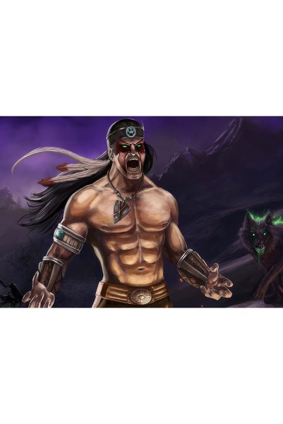 OEM Αφίσα Mortal Kombat Nightwolf, 61x90 εκ., poster15034