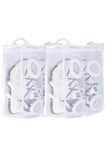 Yelajoy 2 PCS Shoe Washing Bags,30cm×36cm×12cm Laundry Mesh