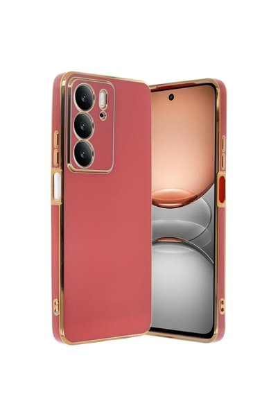 kumkumticaret Realme C75 4g Case Volet Silicone - Red
