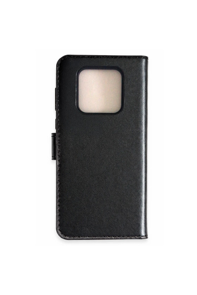 kumkumticaret Tecno Camon 16 Prime Trend S Plus Flip Cover Case - Black