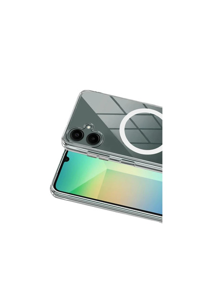 kumkumticaret Samsung Galaxy A07 4g Combo Hard Transparent Magsafe Cover - Tr...