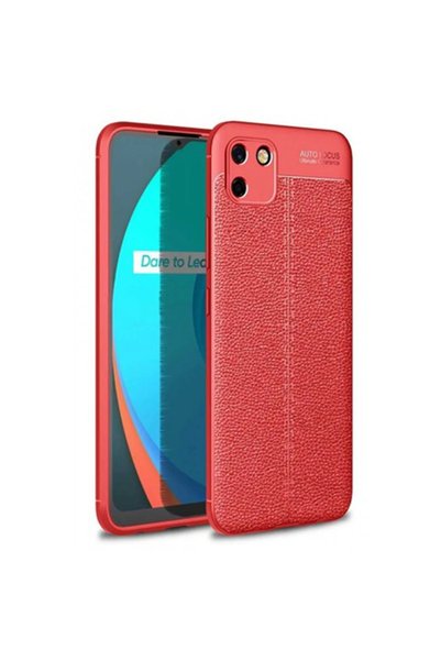 kumkumticaret Realme C11 Case Auto Focus Cover - Red