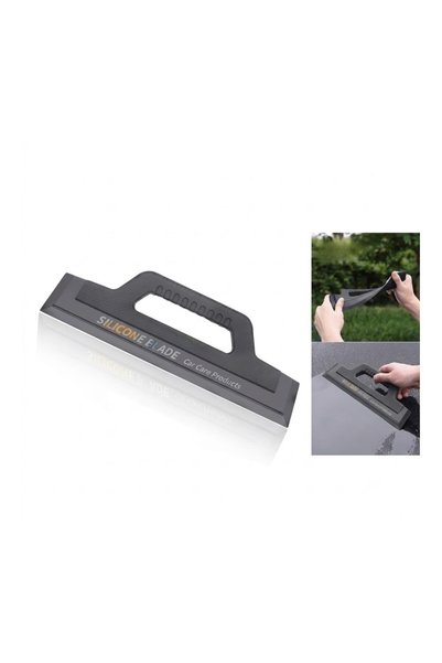 kumkumticaret Car Water Drying Scraper with Retractable Handle 29cm Black