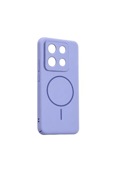 kumkumticaret غطاء Xiaomi Redmi Note 13 4G Mika PC Magsafe - أرجواني فاتح