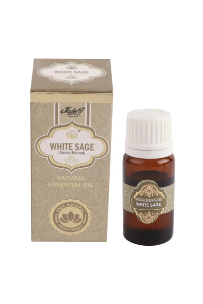 Jain's India Αιθέριο Έλαιο Λευκής Φασκομηλιάς 10ml