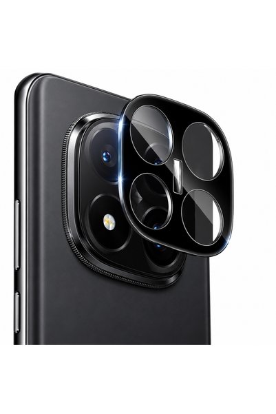 Coverzone واقي عدسة الكاميرا CL-07 متوافق مع Poco M8 باللون الأسود، سهل التركيب