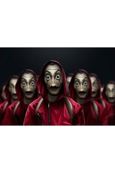 OEM Αφίσα 4k Money Heist Netflix, 61x90 εκ., poster16144