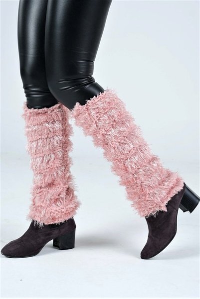 Şeker Portakalım Pink Tasseled Knitwear Leggings