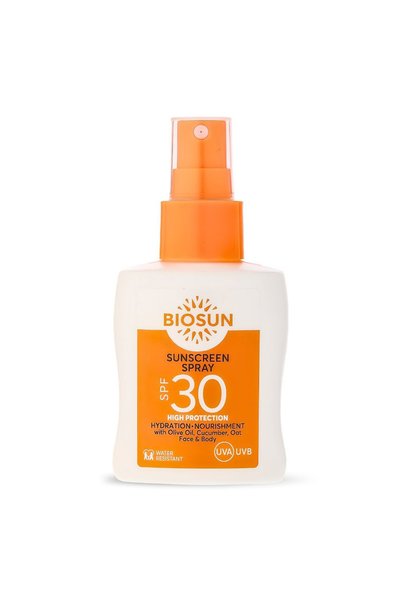 Biosanto Biosun SPF30 Αντηλιακό Σπρέι Λοσιόν για Πρόσωπο και Σώμα 80ml
