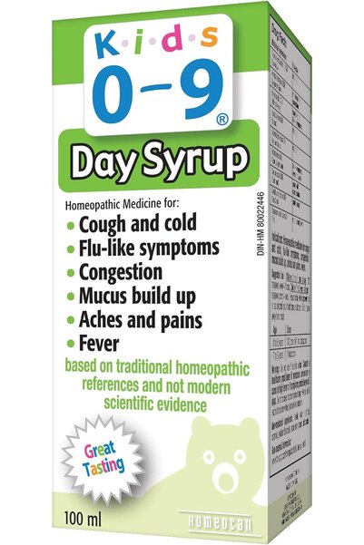 KIDS 09 Homeocan Kids 0-9 & Cold Herbal Syrup 100ml