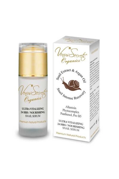 Venus Secrets Organics 24ωρος Επανορθωτικός Ορός Προσώπου με Εκκρίματα Σαλιγκ...