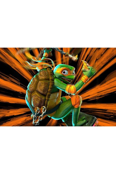 OEM Poster Michelangelo Țestoasele Ninja Adolescente Mutante Haos, 61x90 cm, ...