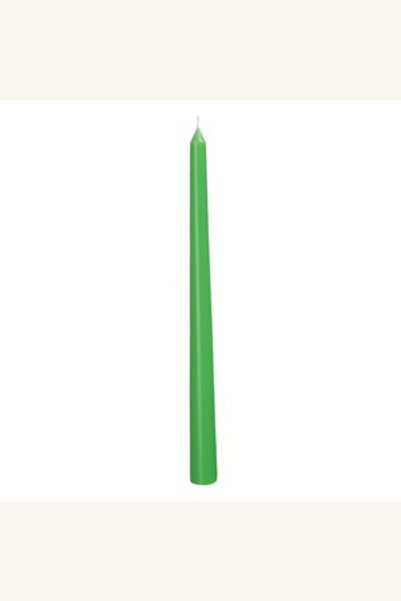 Comerivo Lumanare decorativa verde 2x25cm pentru sfesnic - ambiance calda