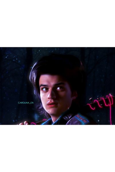 OEM Αφίσα Τζο Κίρι Στρέιντζερ Θινγκς Φαν Αρτ 4k, 61x90 εκ., poster18069
