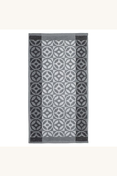 Comerivo Prosop de bucătărie negru cu cercuri gri, absorbție mare, 60x35 cm