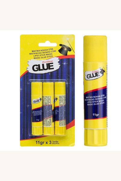 Comerivo Trei lipici stick 11g pentru hartie, carton si creatie acasa