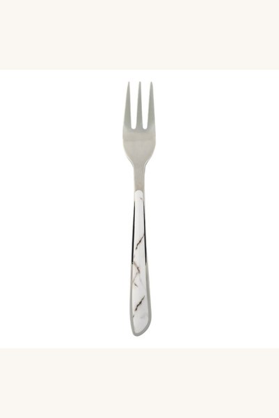 Comerivo Furculita de desert cu maner marmura si otel inoxidabil 14cm