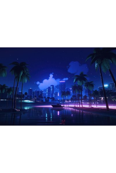 OEM Αφίσα Gta Vi Vice City 5k, 61x90 εκ., poster17045