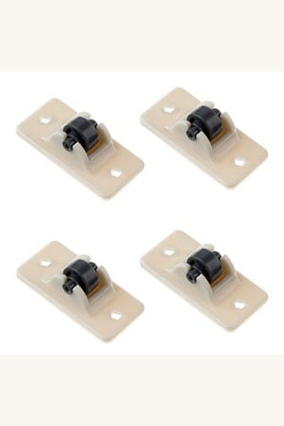 Comerivo Set 4 roti pivotante cu adeziv pentru cutii si sertare de depozitare