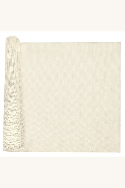 Comerivo Folie antialunecare PVC ecru pentru sertare, 120x45 cm, adaptabila