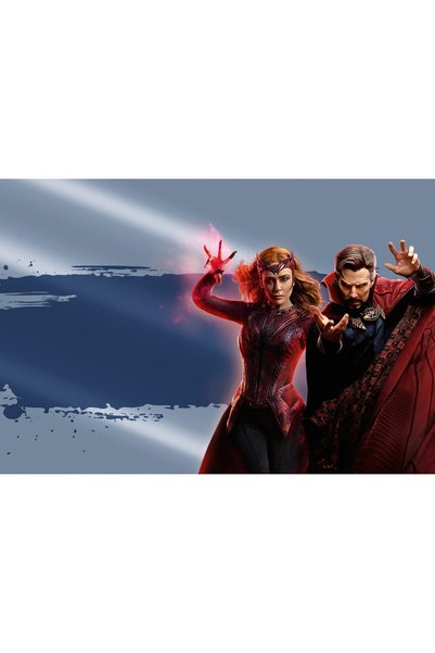 OEM Αφίσα Doctor Strange και Wanda Vision στο Πολυσύμπαν της Τρέλας 4k, 61x90...