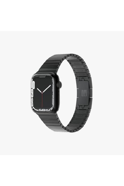 Levelo Apple Watch Band Stainless Steel Metal 42/44/45/49mm Livelu - Black