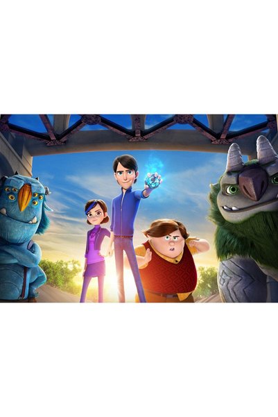 OEM Poster Jim Claire Toby Blinky Argh Trollhunters, 61x90 cm, poster20616