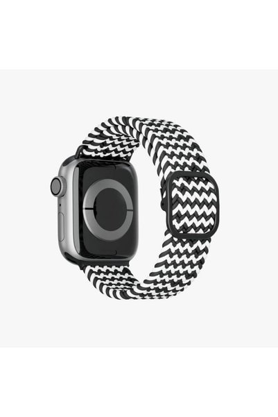 Levelo Apple Watch Band 42/44/45/49mm Leefullo - Black/White
