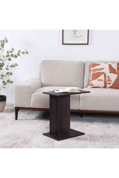 Mkats Nao Laptop Table Melamine - Dark Brown