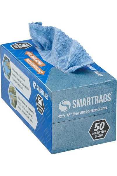 Arkwright, LLC Arkwright Smart Rags Microfiber Cleaning Cloths, Pack of 50 in...