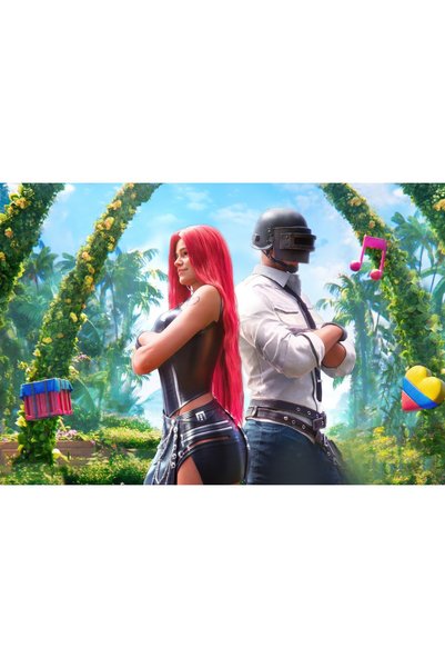 OEM Poster Pubg X Karol G, 61x90 cm, poster22473