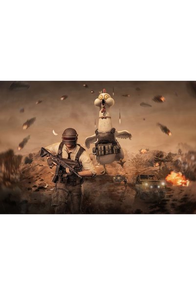 OEM Poster Pubg Sezonul 16 Monster Chicken Royale, 61x90 cm, poster22605