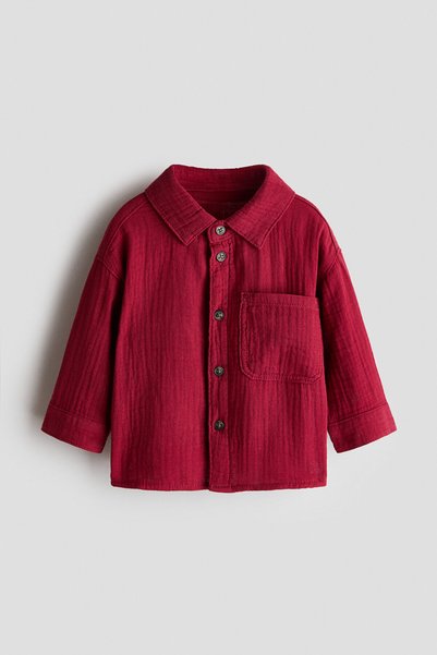 H&M Pamuklu Muslin Gömlek