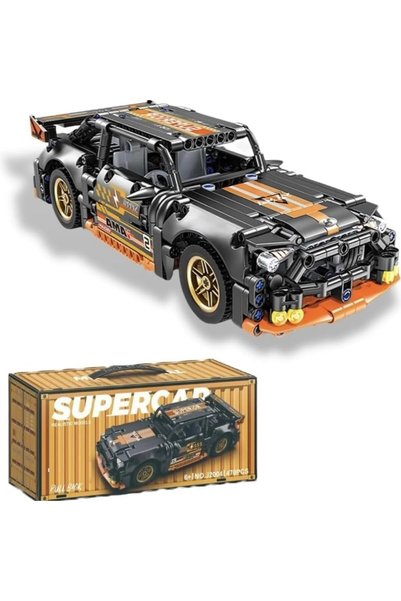 Salma Set constructie masina de curse Supercar cu functii pull-back, 470 pies...