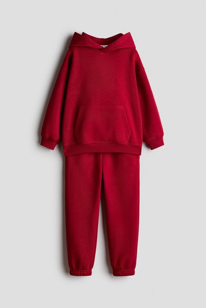 H&M 2 Parçalı İçi Tüylü Sweatshirt Set