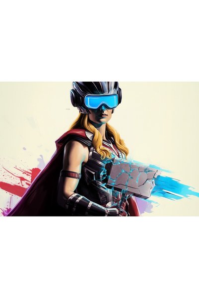 OEM Poster Cyberpunk Lady Thor, 61x90 cm, poster24353