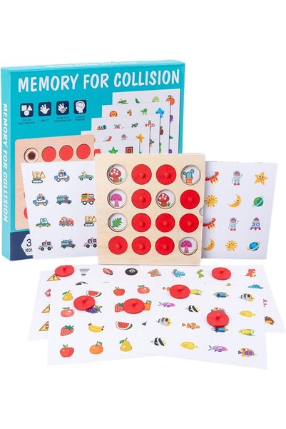 Salma Joc de memorie multifunctional pentru copii, Montessori