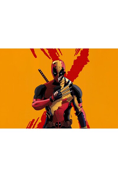 OEM Poster Deadpool X Wolverine Sketch Art, 61x90 cm, poster23862