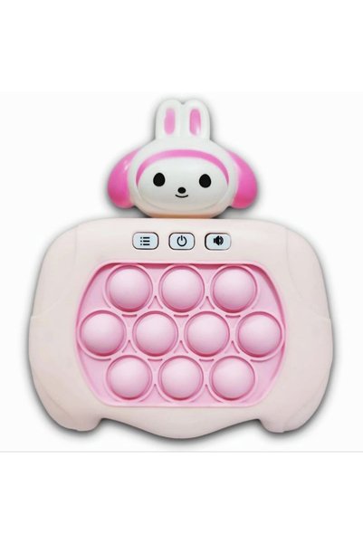 ETOY Joc interactiv Pop-It Consola, antistres, cu sunete si lumini, forma Iep...