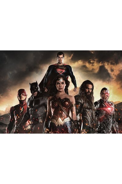 OEM Poster Justice League Heroes 5k, 61x90 cm, poster24719