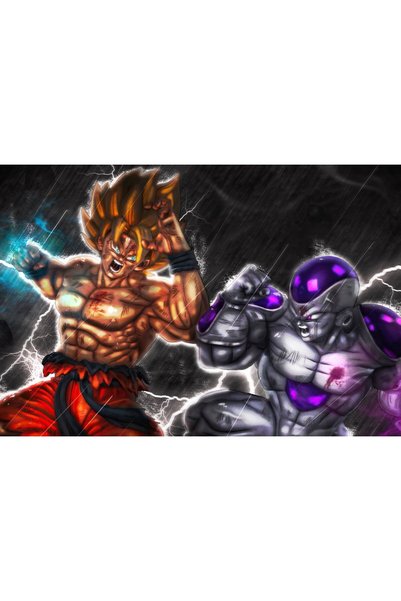 OEM Αφίσα Dragon Ball Μάχες Γκόκου εναντίον Φρίζερ 4k, 61x90 εκ., poster23555