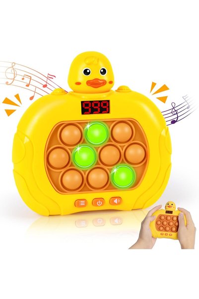 Salma Joc interactiv Pop-It Consola, antistres, cu sunete si lumini, afisaj s...